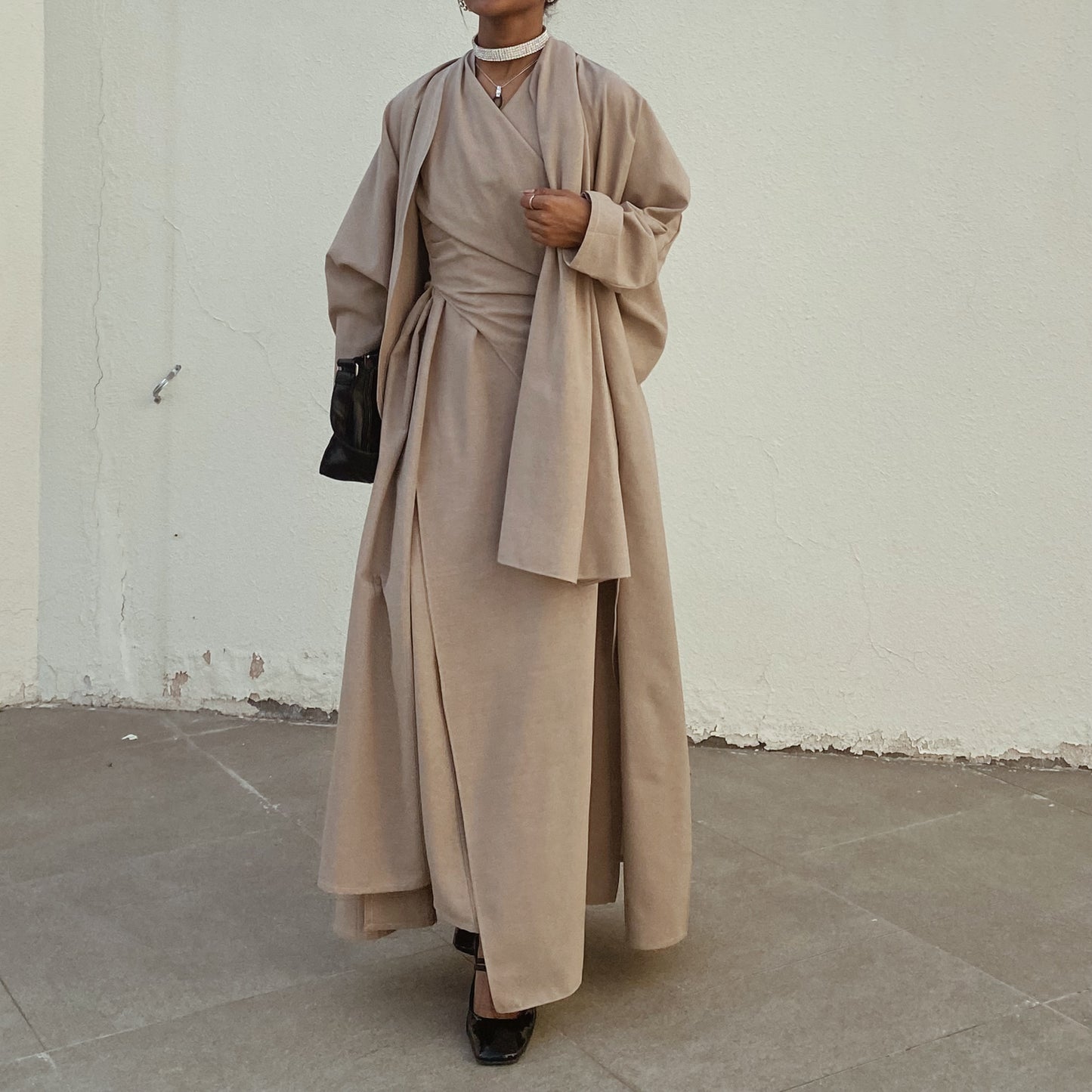 Dress with abaya
