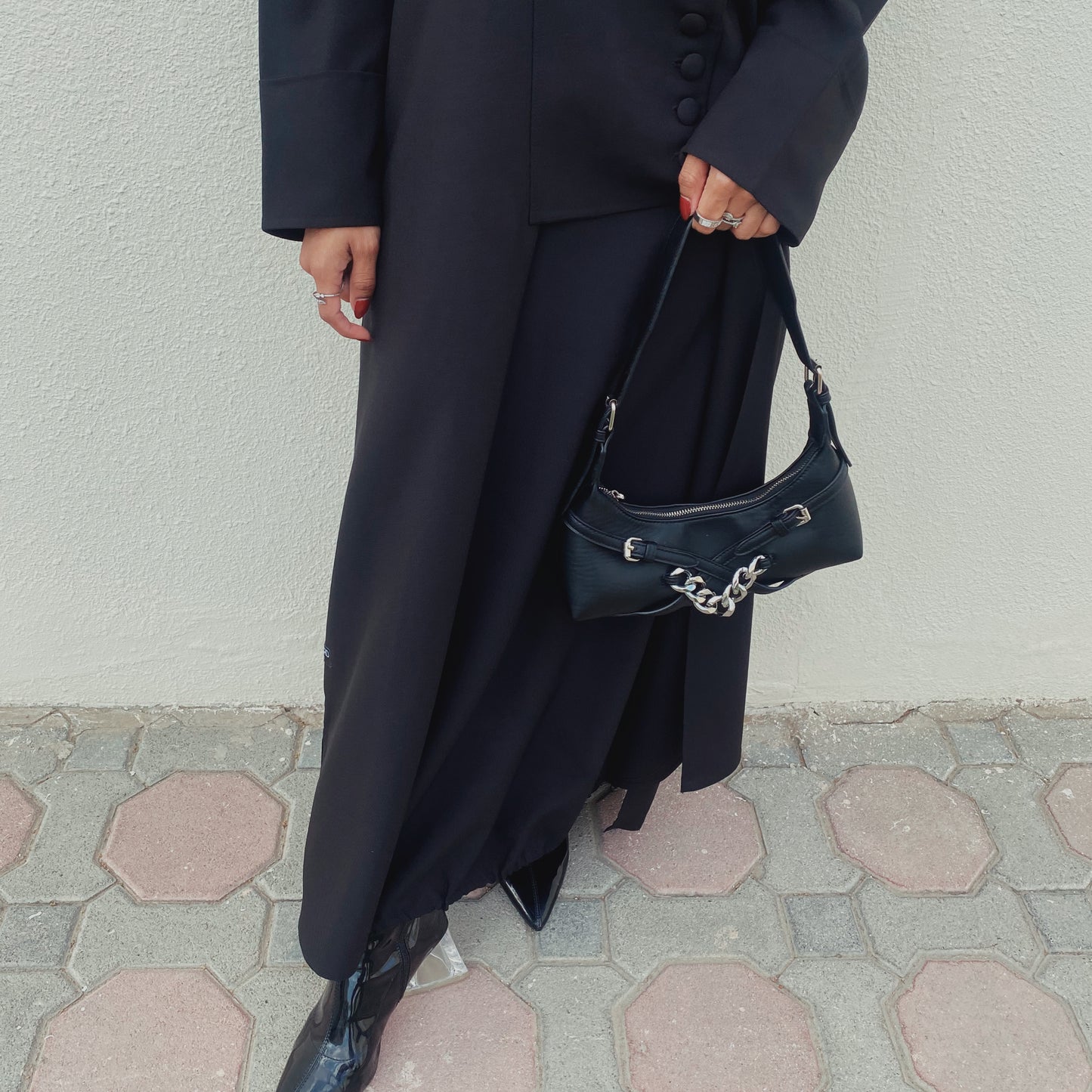 Dress with abaya 🌚