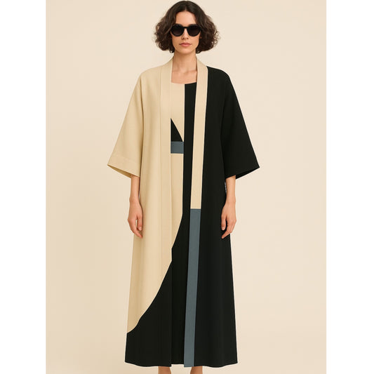 Noir Sand Abaya Set