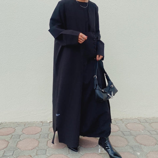 Dress with abaya 🌚